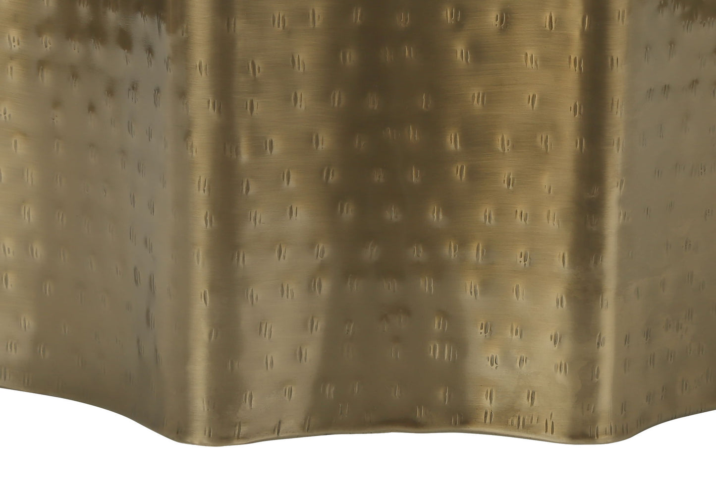 Drum Accent Side Table, Elegant Design Modern - Gold