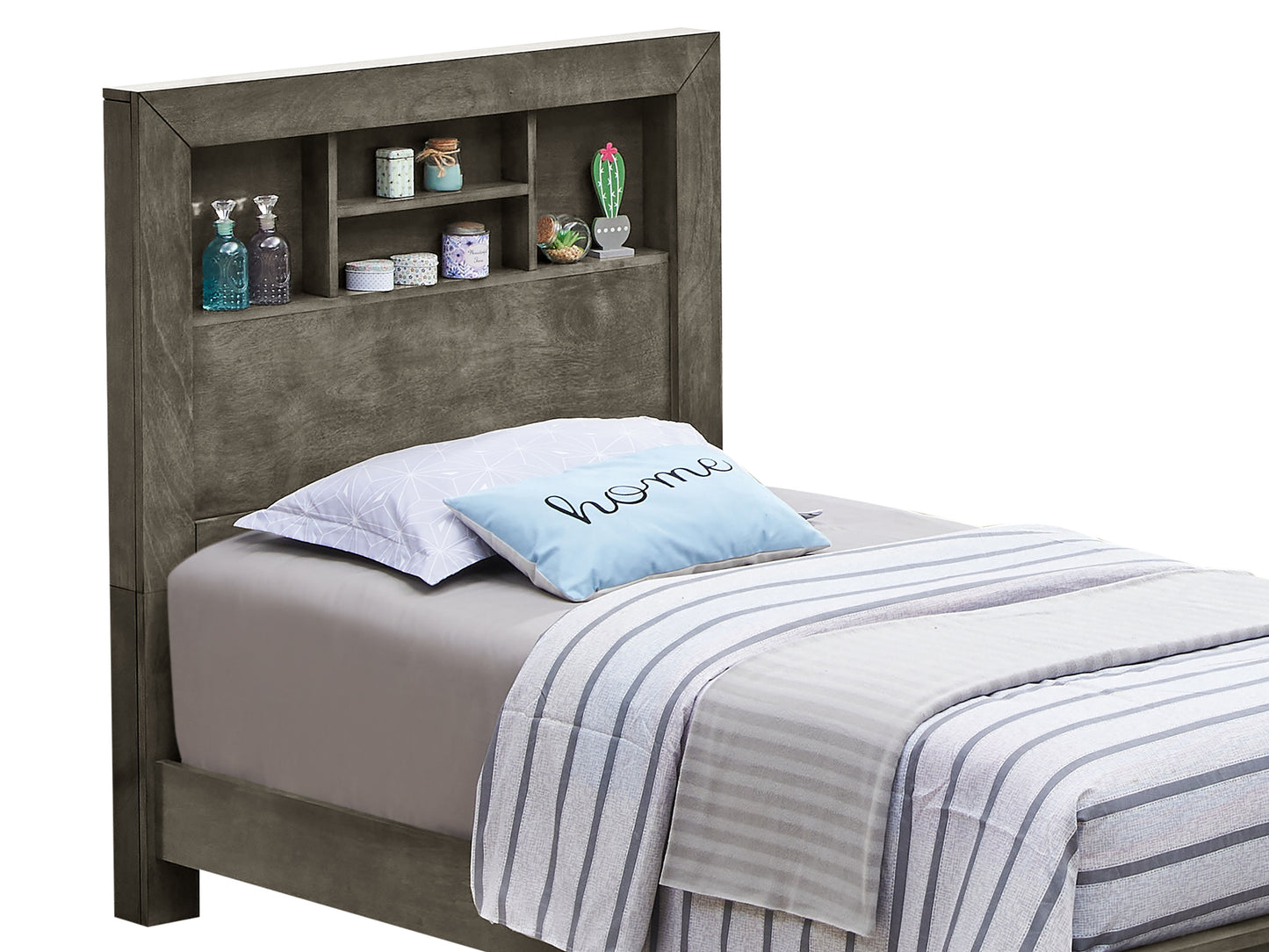 Twin Bed - Gray