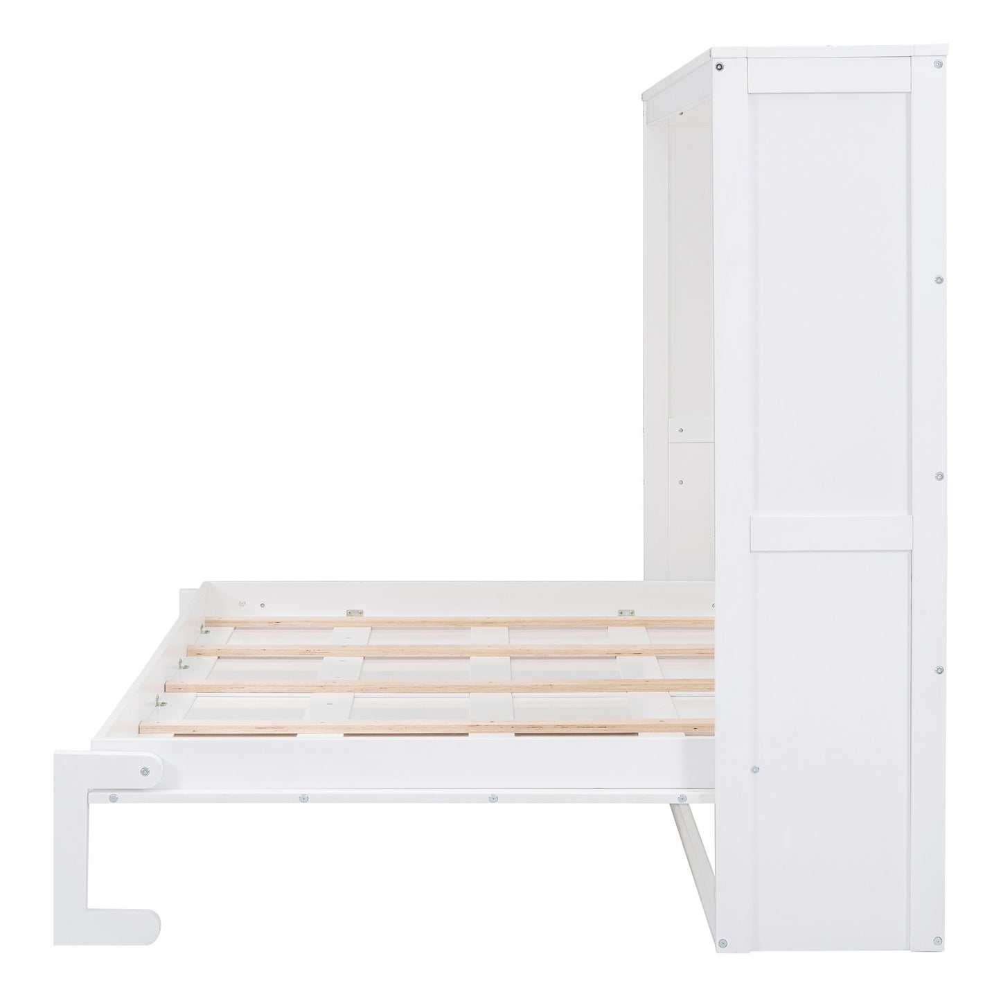Full Size Murphy Wall Bed - White