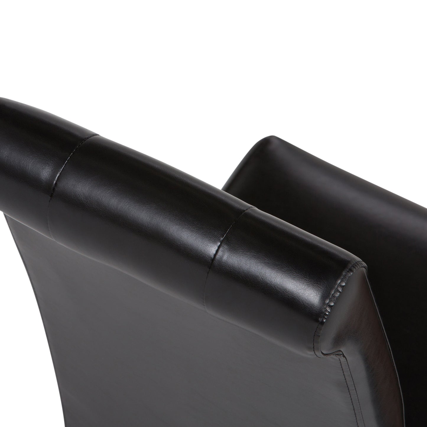 Cosmopolitan - Deluxe Tufted Parson Chair (Set of 2) - Midnight Black
