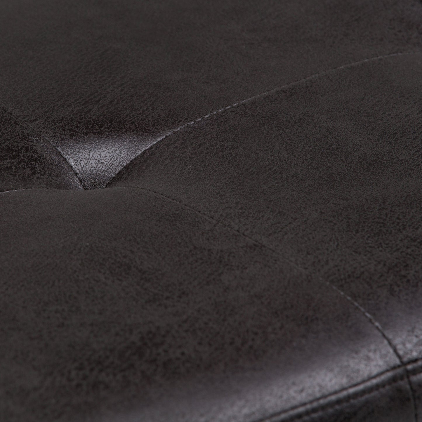 Lacey - Tufted Ottoman Bench - Distressed Black
