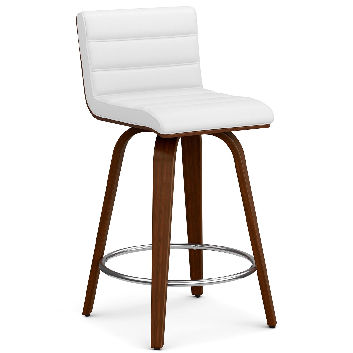 Roland - Swivel Counter Height Stool - White