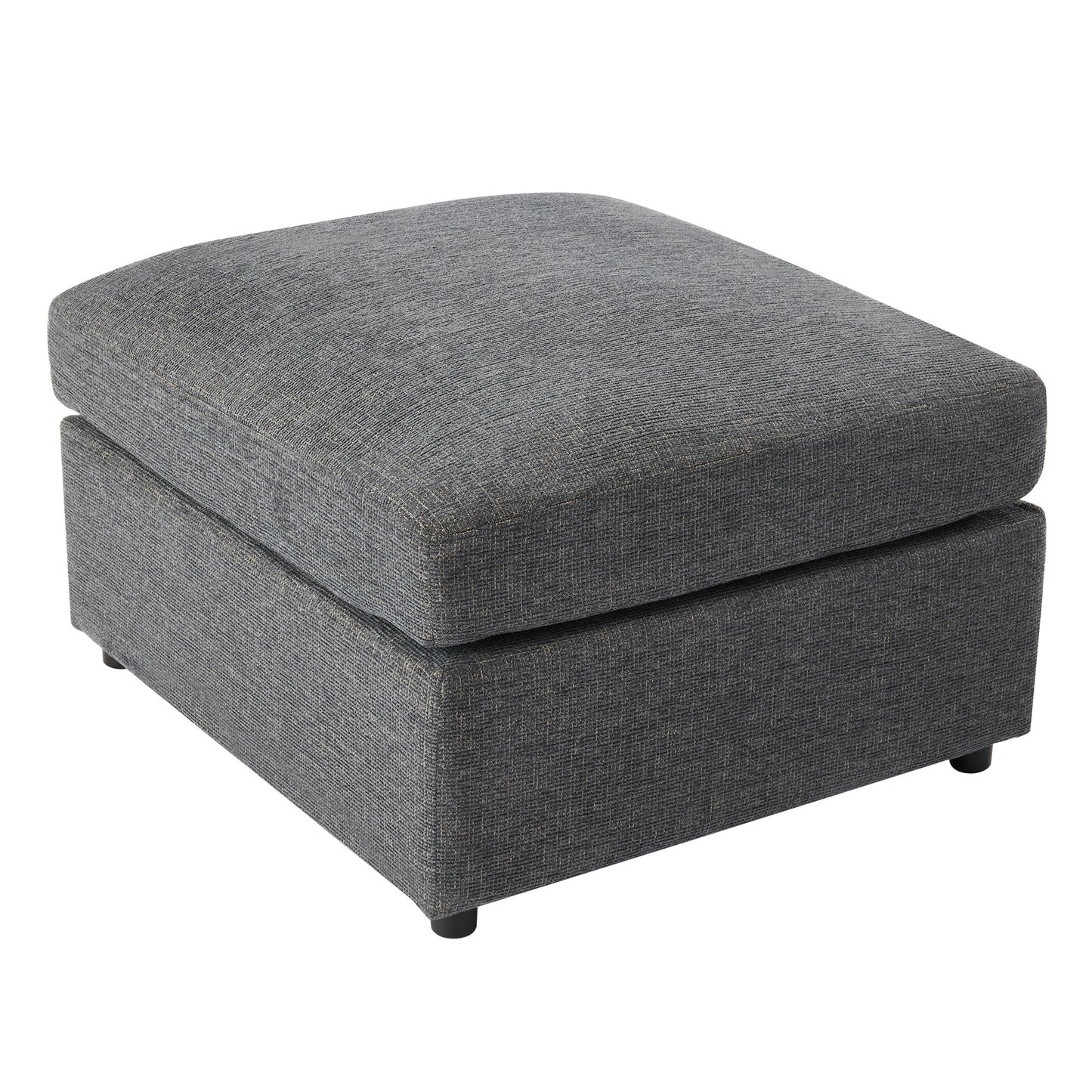 Sectional Sofa Modular Sofa U - Shaped Sofa Couch Sofa Bed L - Shaped Sofa With A Movable Ottoman And Two USB Ports For Living Room - Gray