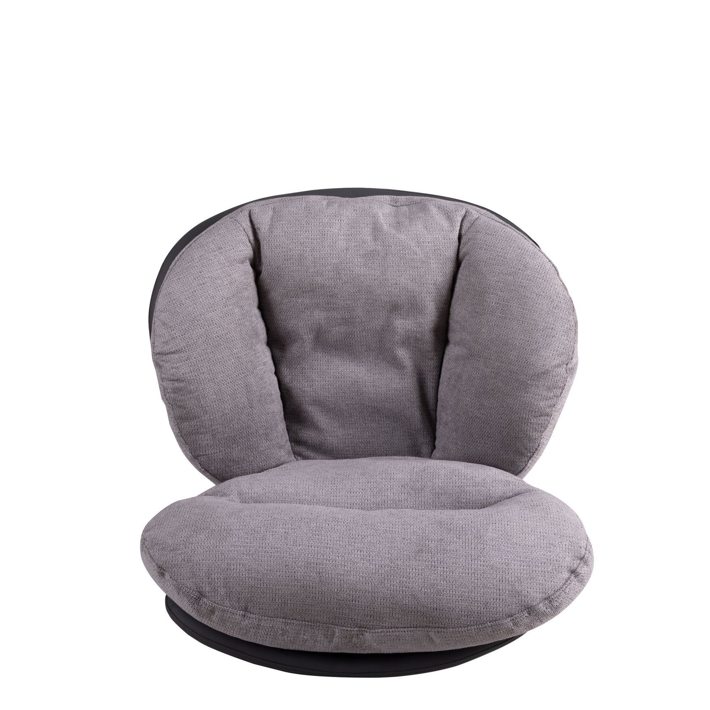 360ÔøΩÔøΩ Swivel Office Chair, Modern Chenille Chair With And Metal Base Frame, No Wheels, Accent Chair - Gray