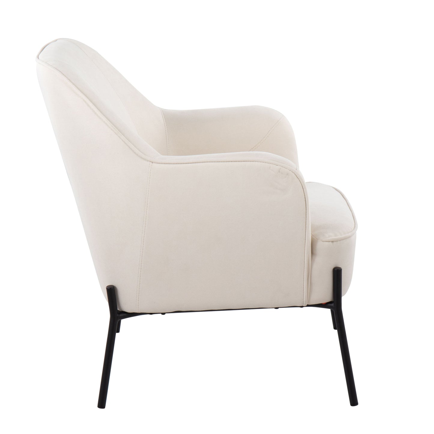 Daniella - Contemporary Chair - Black / Cream