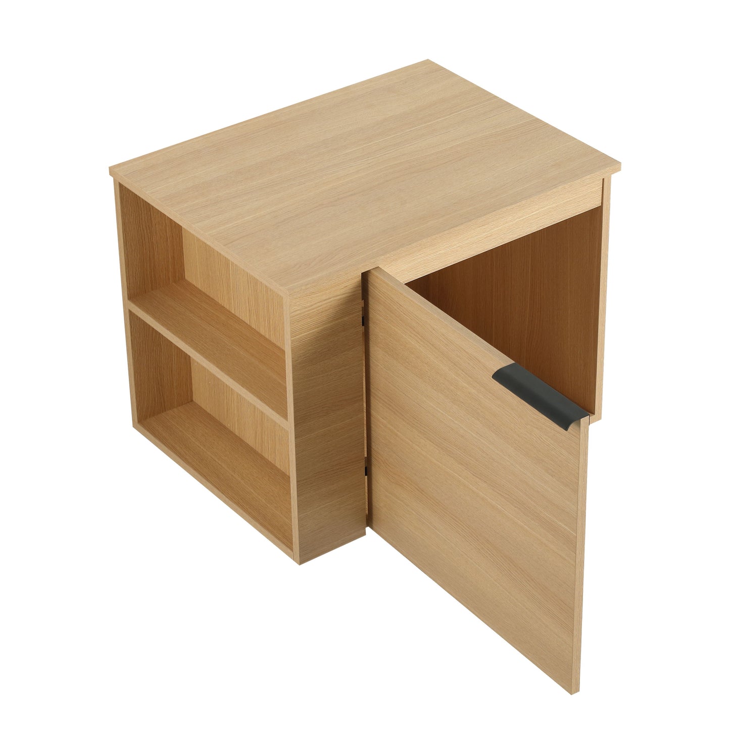 Modern Bathroom Vanity, Cabinet Set Without Sink - Oak
