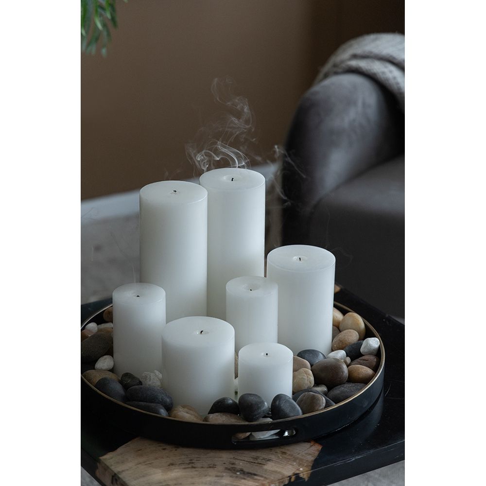 Unscented Soy Wax Candle (Set of 2) - White