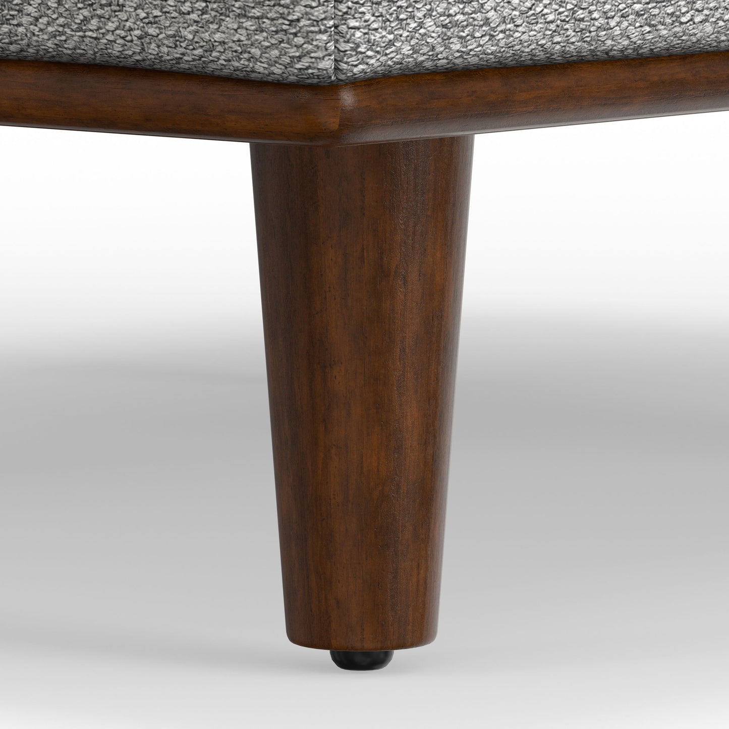 Morrison - Large Rectangular Ottoman - Mist Gray