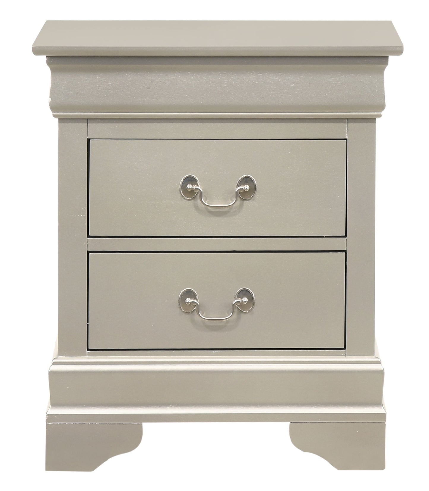 Louis Phillipe - Nightstand - Silver Champagne