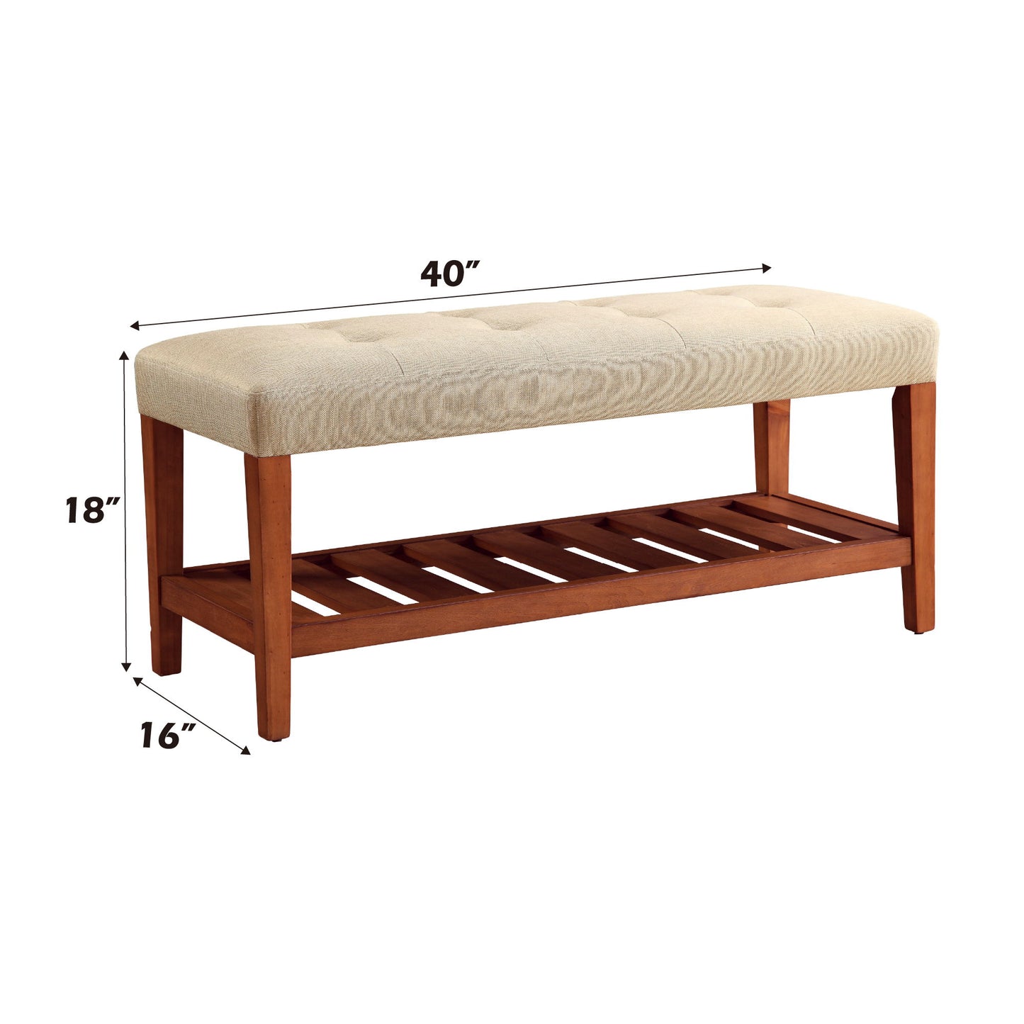 Charla - Bench - Beige