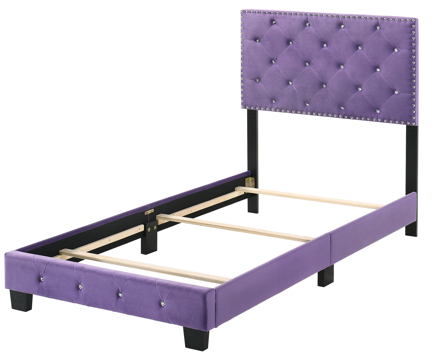 Suffolk - Twin Bed - Purple