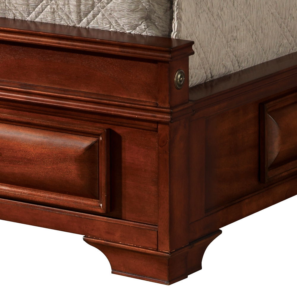 Lavita - Queen Storage Bed - Oak