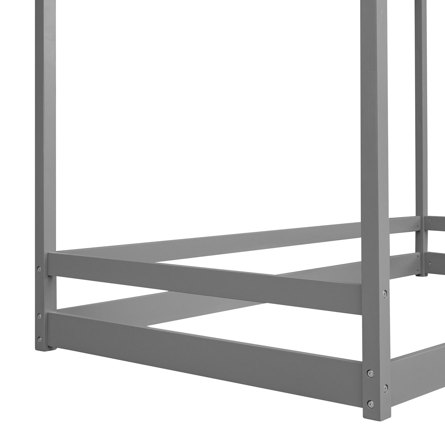Twin Size Playhouse Bed - Gray