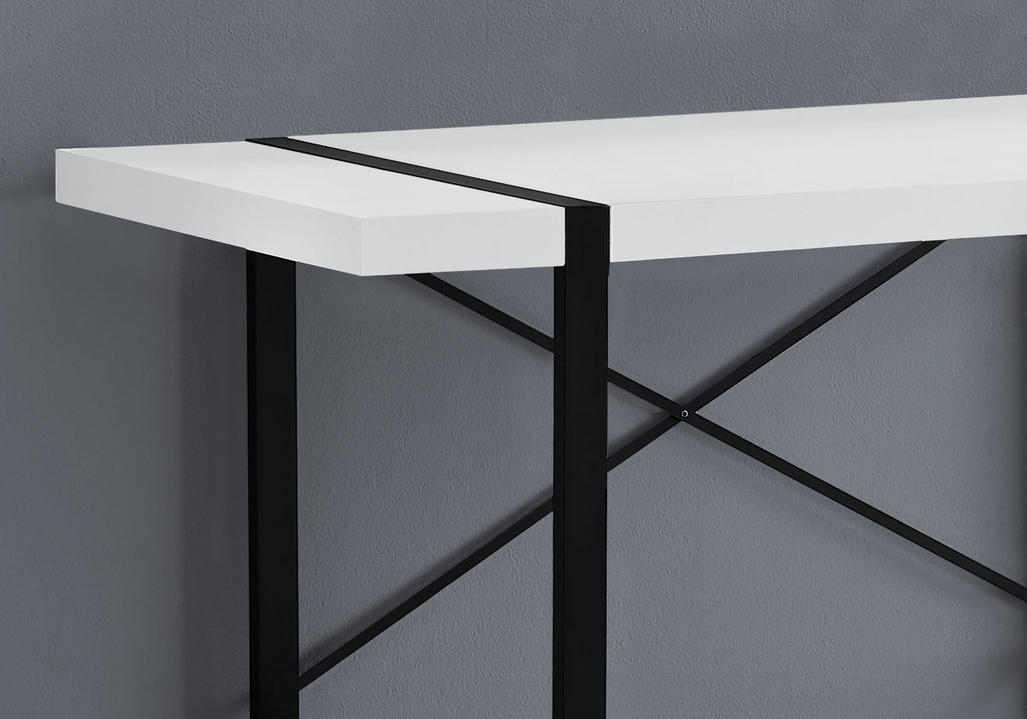 Computer Desk For Home Office, Laptop, Contemporary & Versatile Placement - White