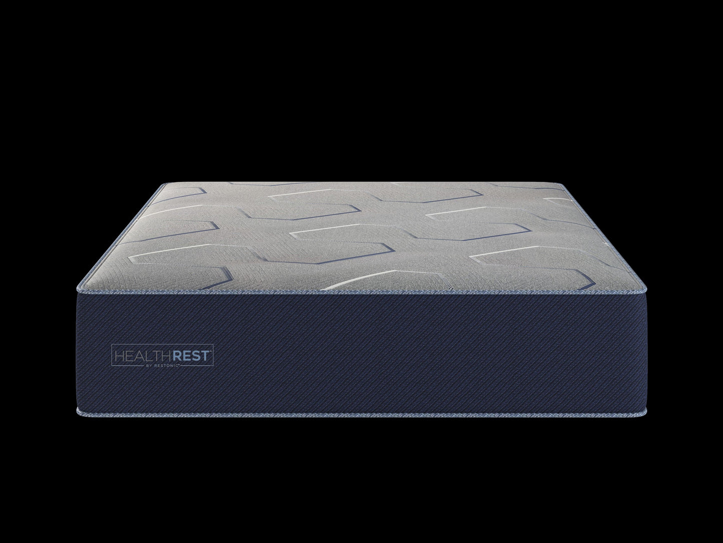 HealthRest - Queen PolarBreeze Super Plush - Navy Blue