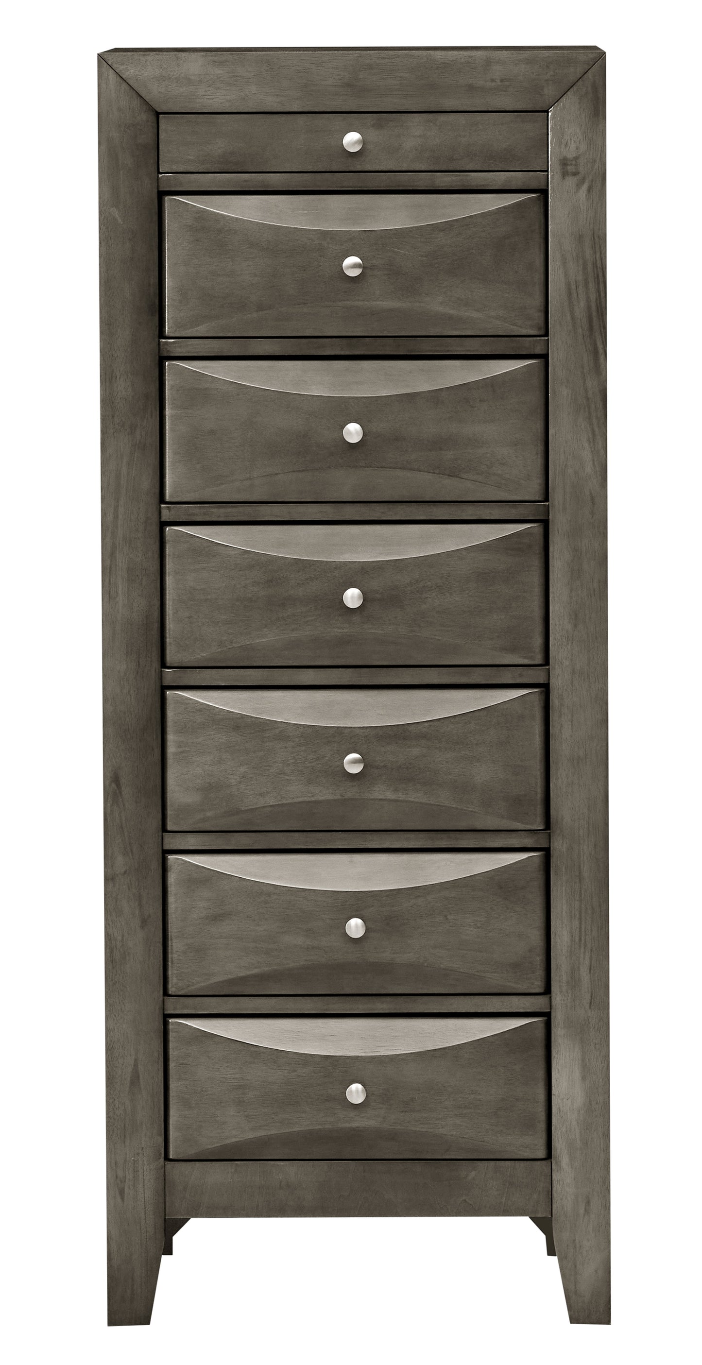 Marilla - 7 Drawer Lingerie Chest - Gray