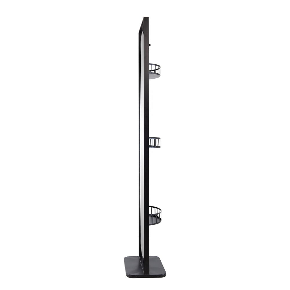 Full Length Standing Mirror, 360ÔøΩÔøΩÔøΩÔøΩÔøΩÔøΩÔøΩÔøΩÔøΩÔøΩÔøΩÔøΩÔøΩÔøΩÔøΩ Swivel Floor Mirror For Bedroom - Black