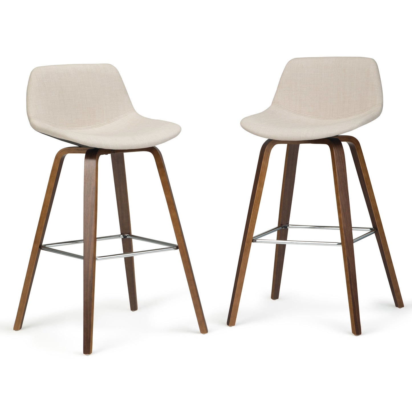 Randolph - Bentwood Counter / Bar Height Stool (Set of 2) - Beige