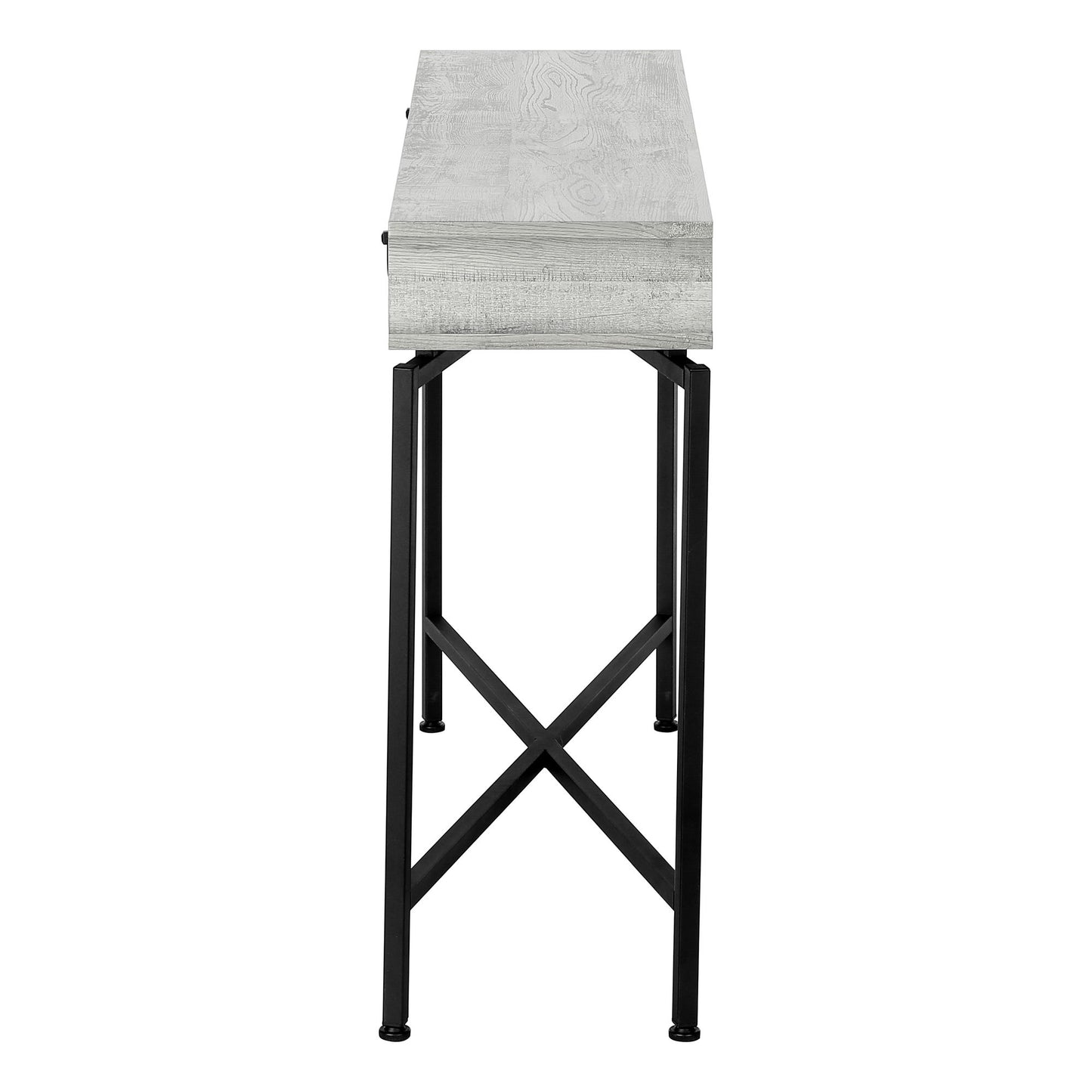 Accent Console Table For Entryway, Storage Drawer, Contemporary & Modern - Gray
