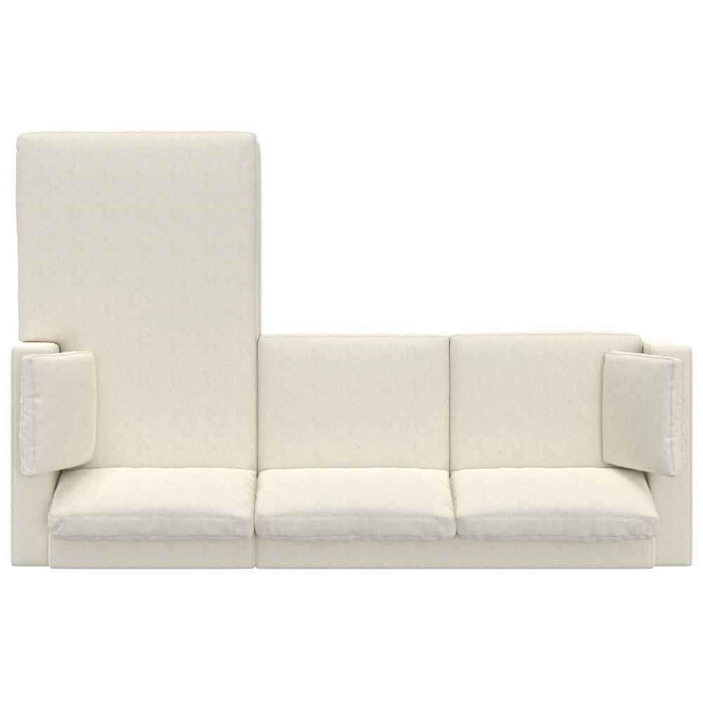 Charlie - Deep Seater Right Sectional Sofa - Cream