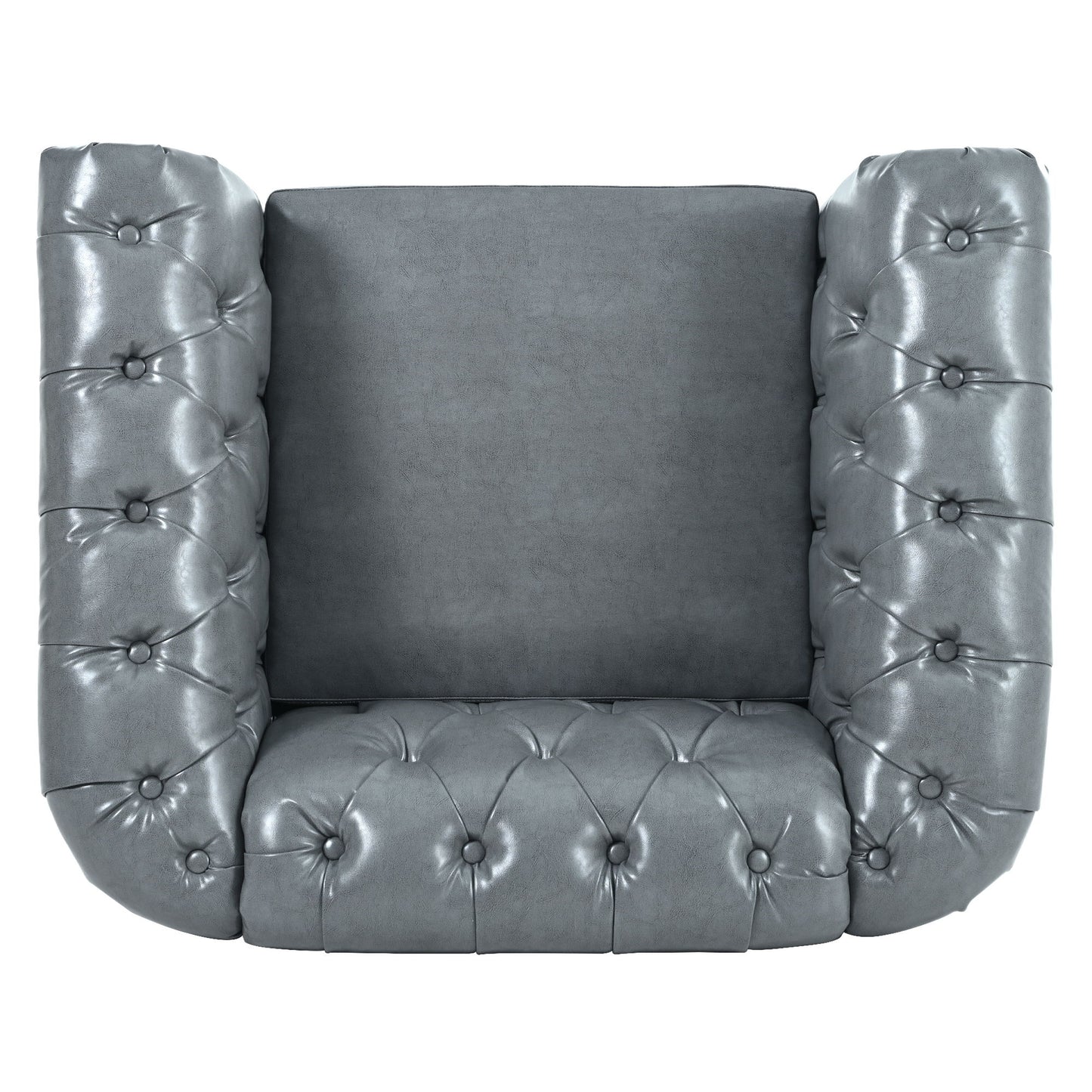 1 Seater Sofa For Living Room - Gray