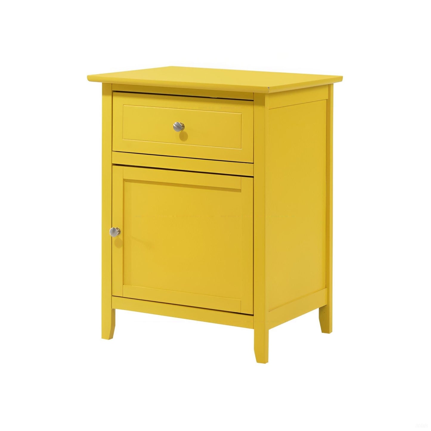 Chic Transitional Nightstand - Yellow