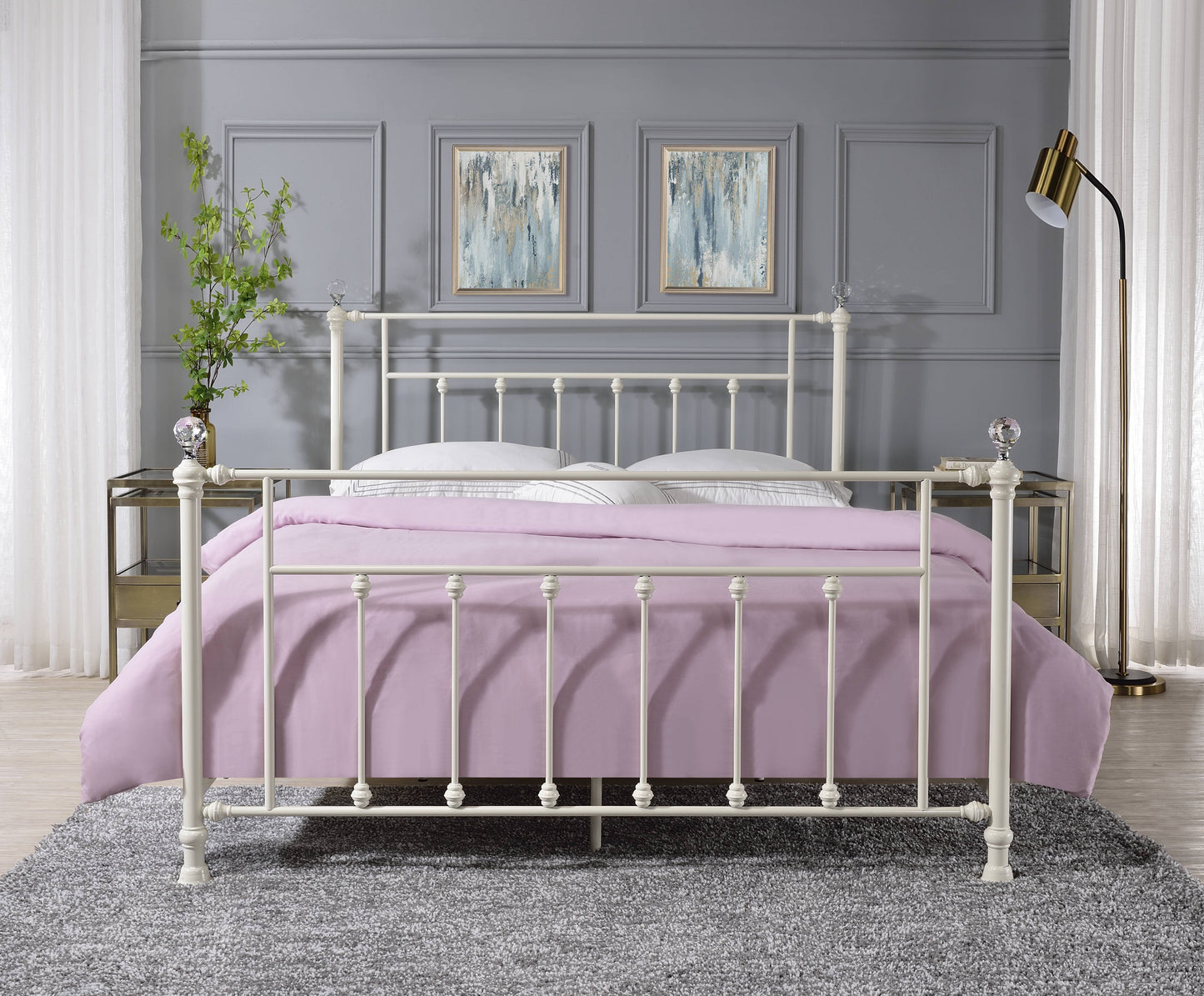 Comet - Queen Bed - White