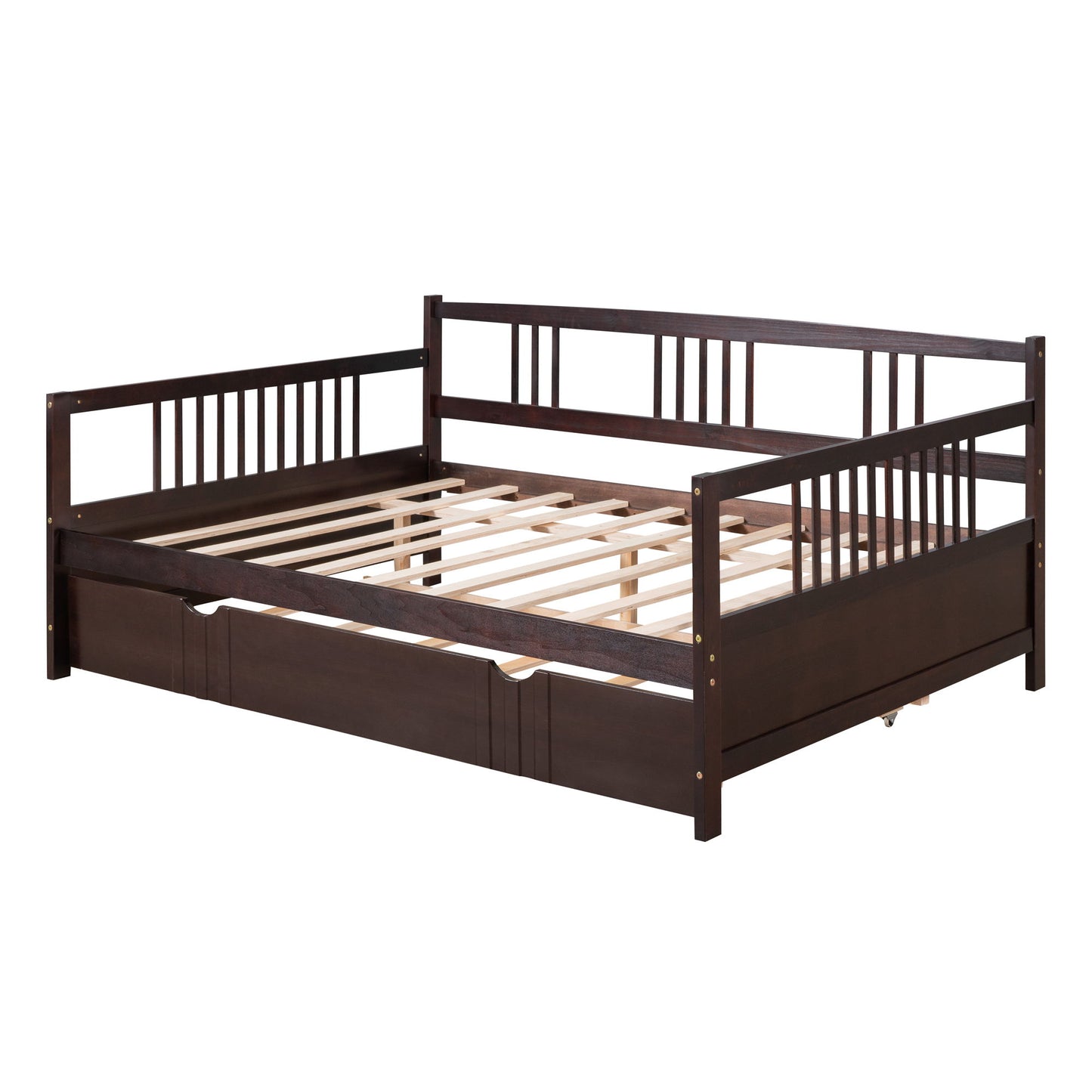 Full Size DayBed With Twin Size Trundle - Espresso