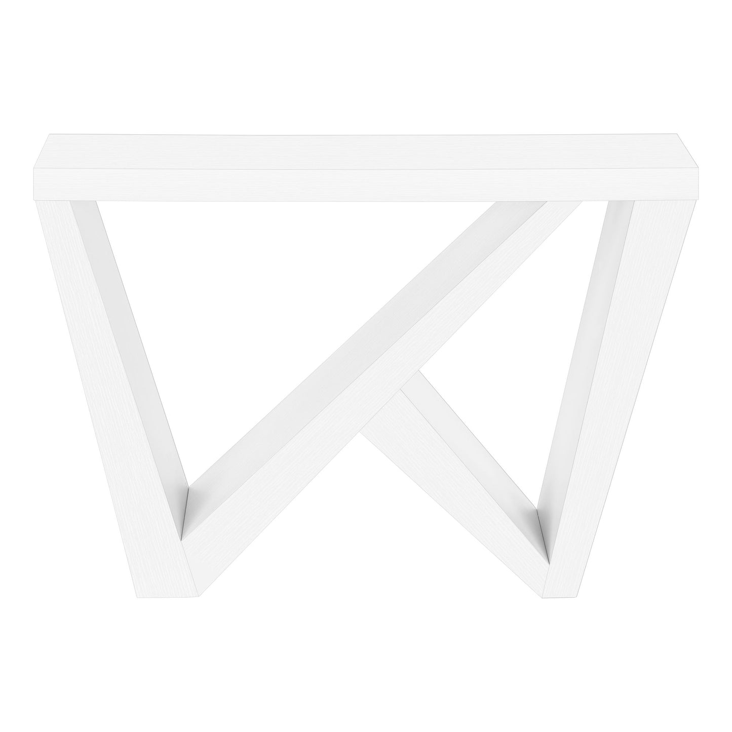 Accent Console Table For Entryway - White