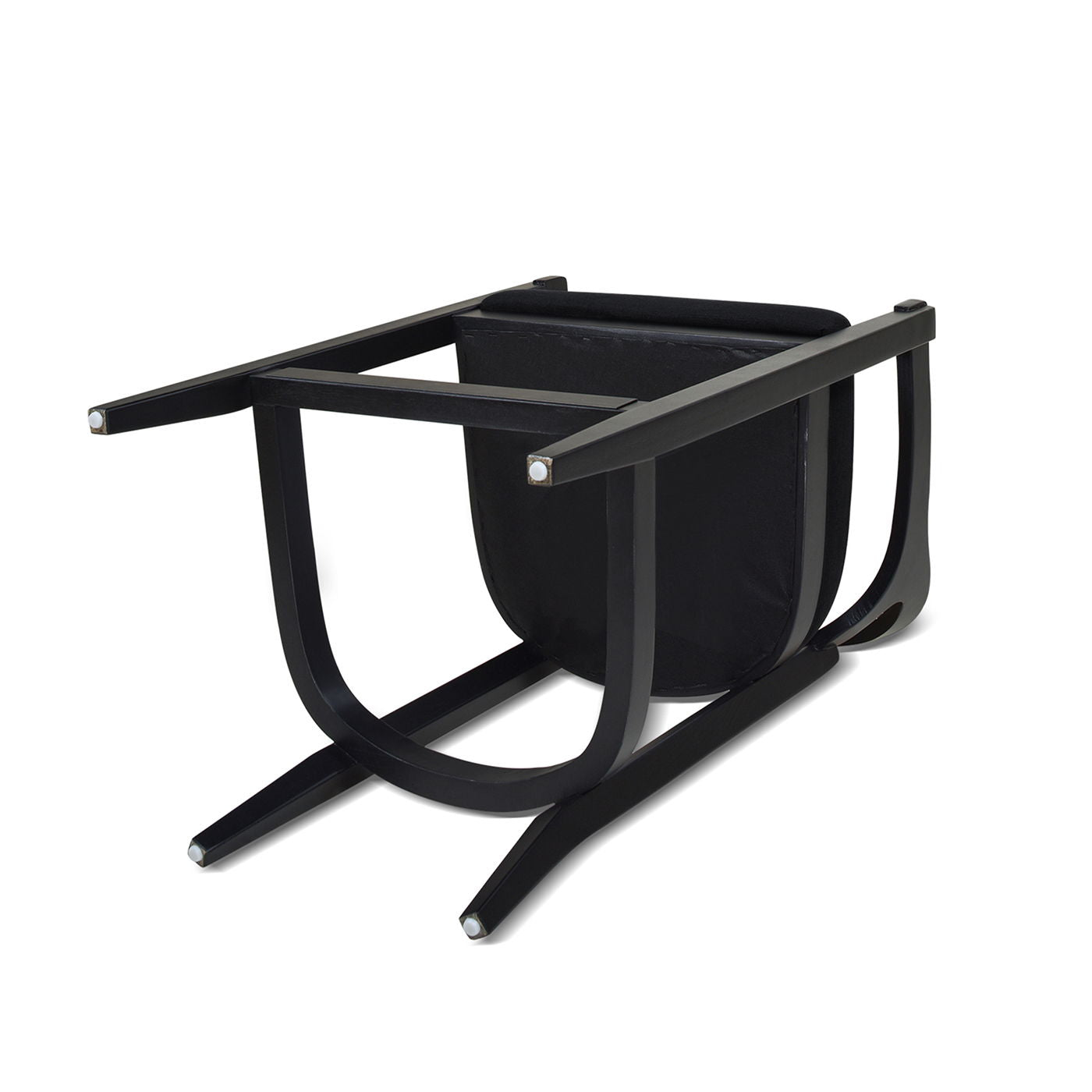 Americana - Mid-Century Modern Cane Back Counter Stool - Jet Black
