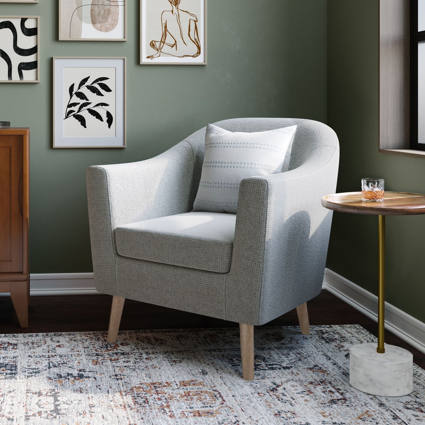 Thorne - Accent Chair - Classic Gray