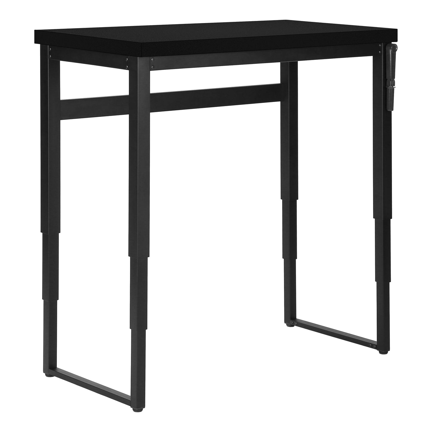 Computer Desk, Home Office, Standing, Adjustable, Laptop, Contemporary - Black