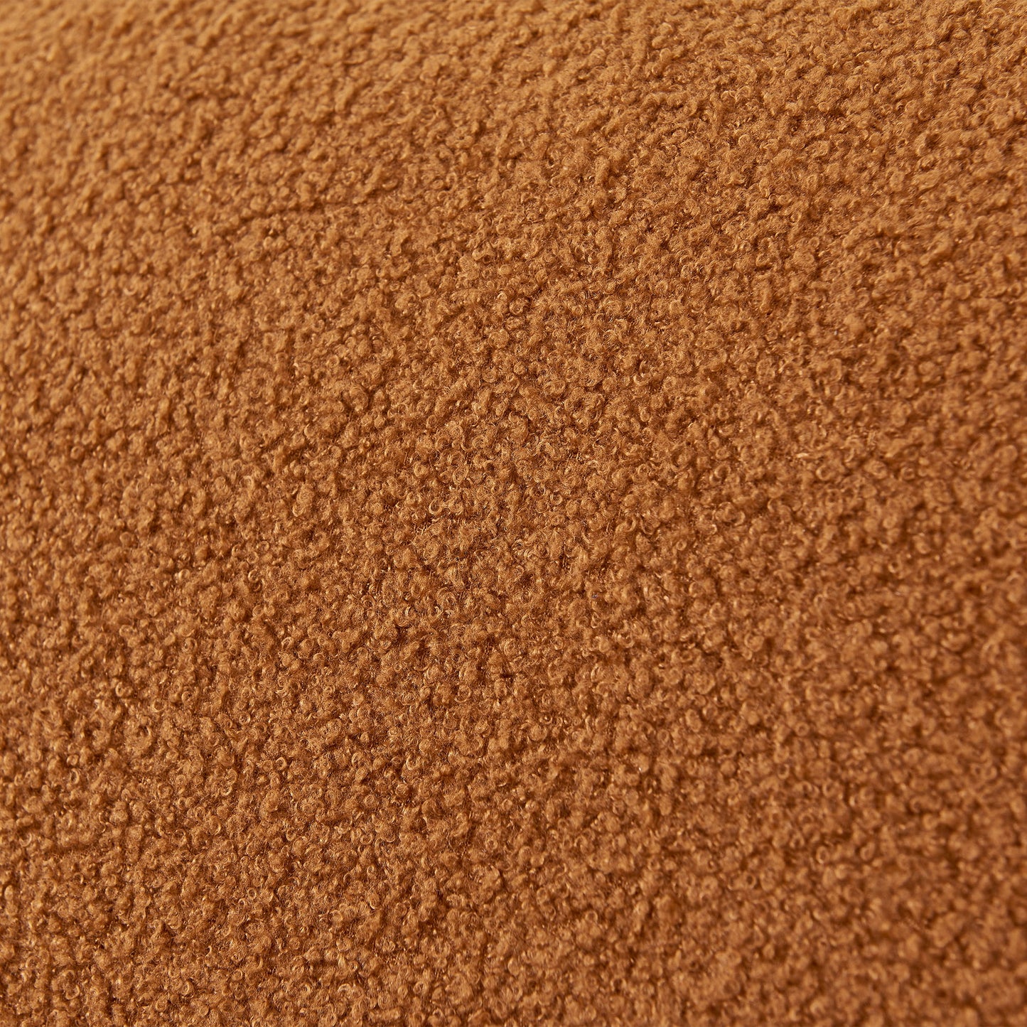 Loveseat Sofa Small Couch For Living Room, Sherpa Fabric Upholstered Loveseat Sofa Couch, Small Loveseat Sofa For Apartment, Bedroom - Orange