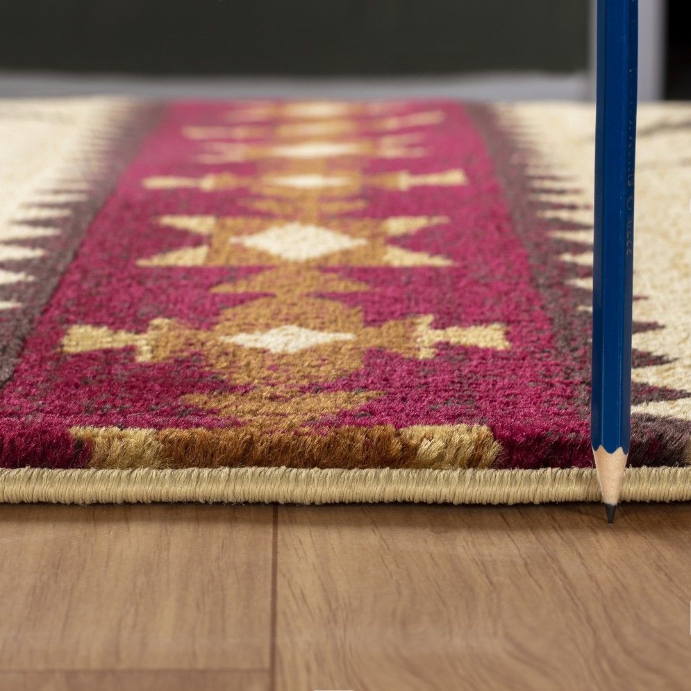 Nature's Nest - 7'10" X 10'3" Lodge Area Rug, Polyester - Multi