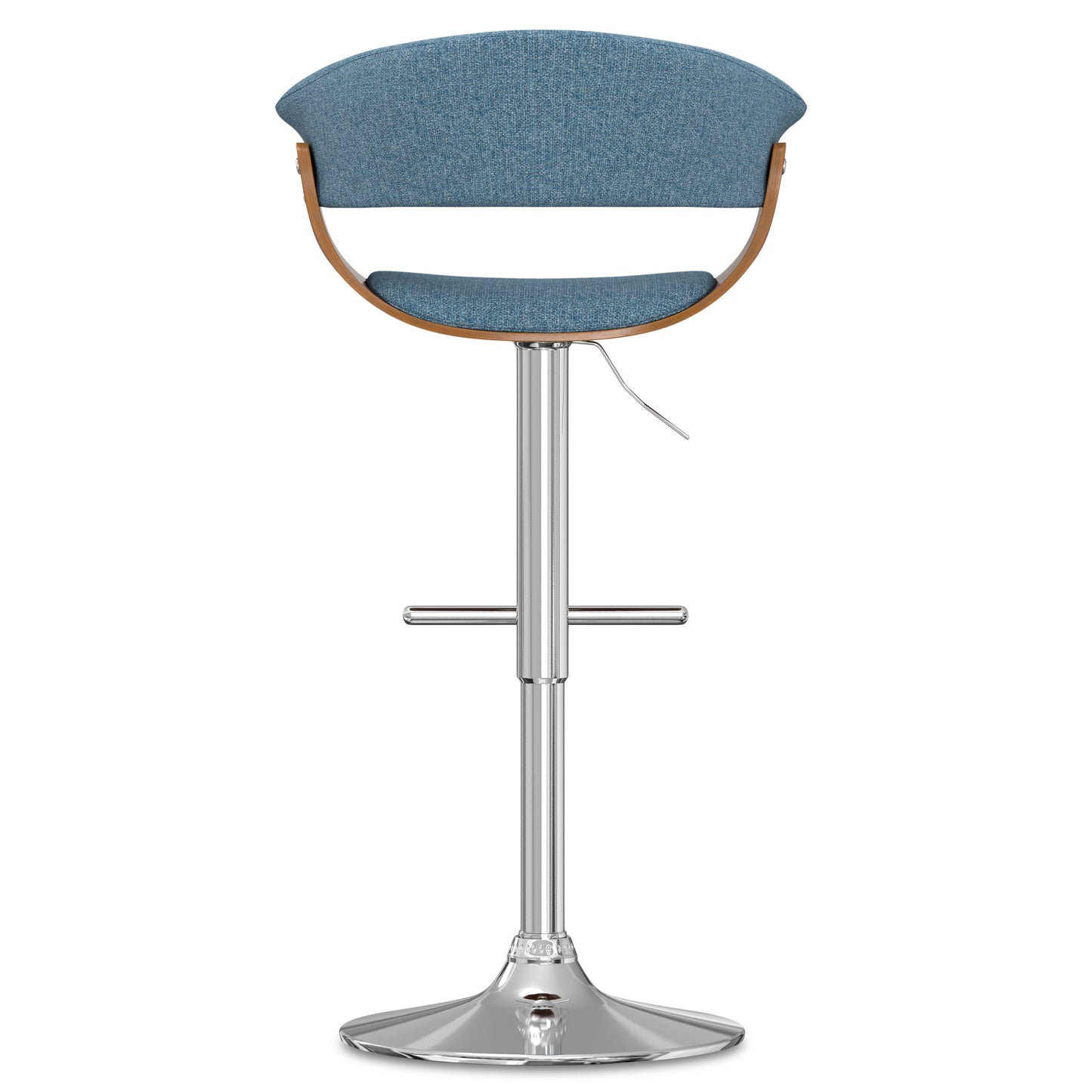 Sheldon - Adjustable Swivel Bar Stool - Denim Blue