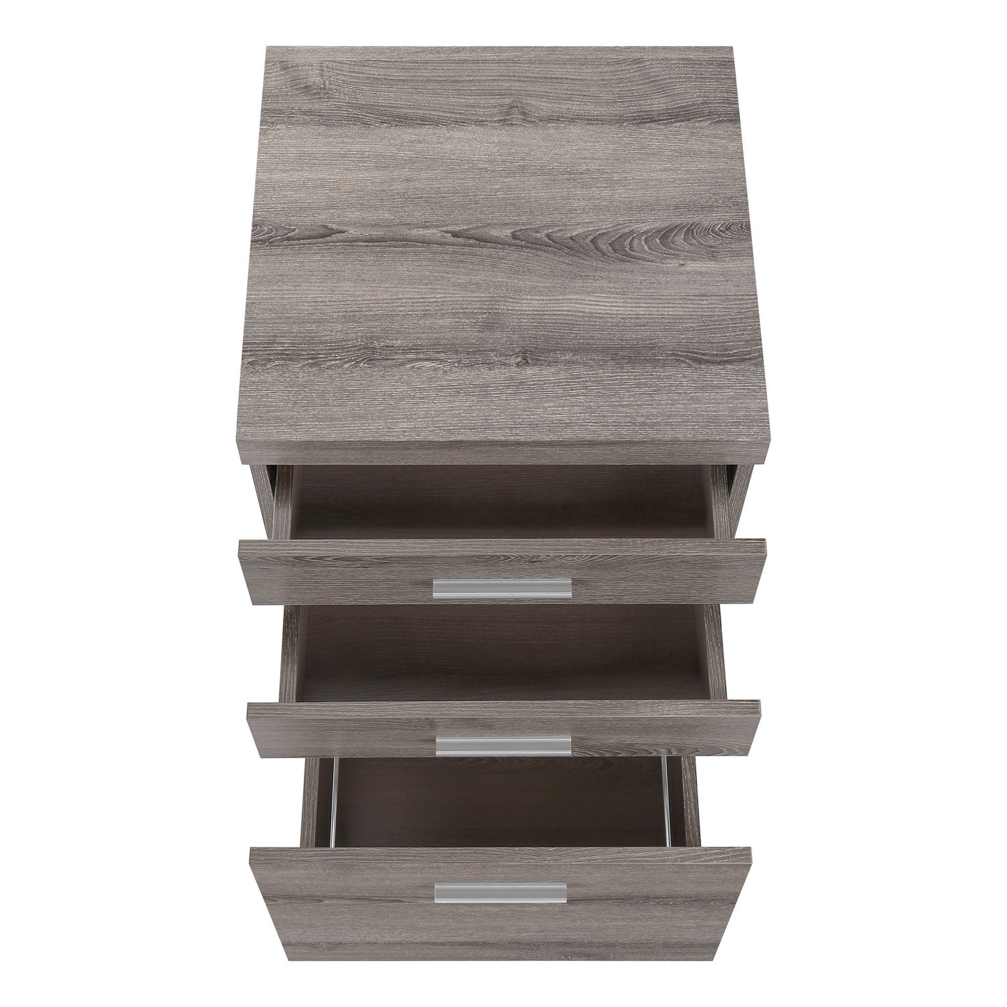 File Cabinet, Rolling Mobile, Storage Drawers, Printer Stand, Office, Contemporary And Modern - Taupe