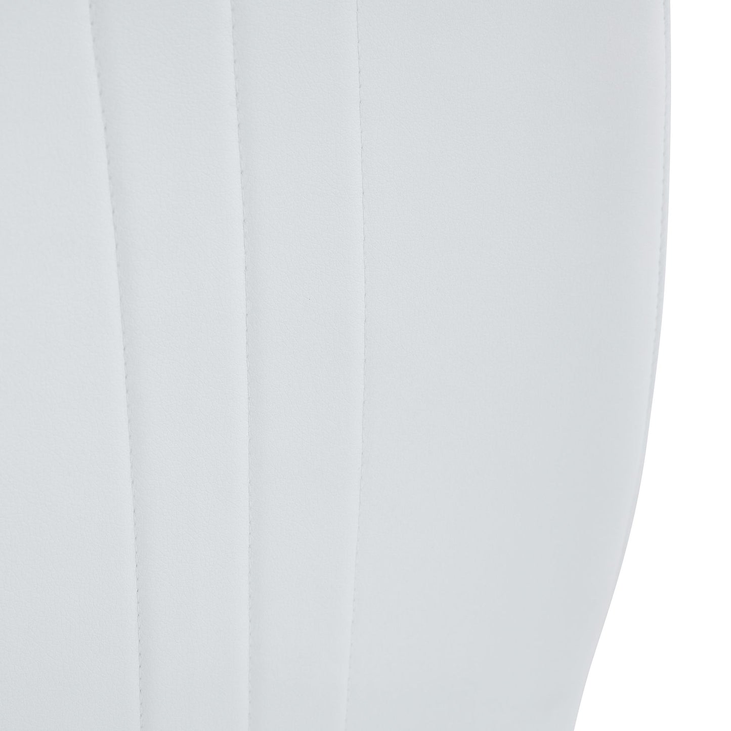 (Set of 4) Material Bow Shaped Chairs Adding Fashion To Minimalist And Contemporary Home Styles - White