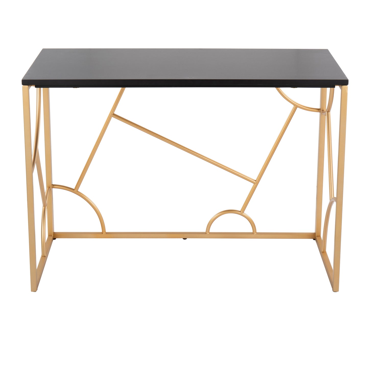 Constellation - Contemporary Desk - Gold / Black