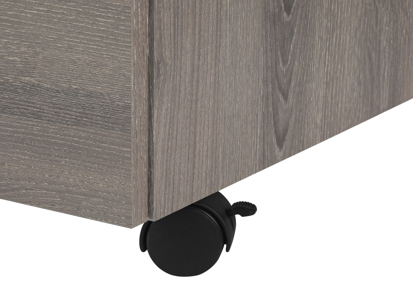 File Cabinet, Rolling Mobile, Storage Drawers, Printer Stand, Office, Contemporary And Modern - Taupe
