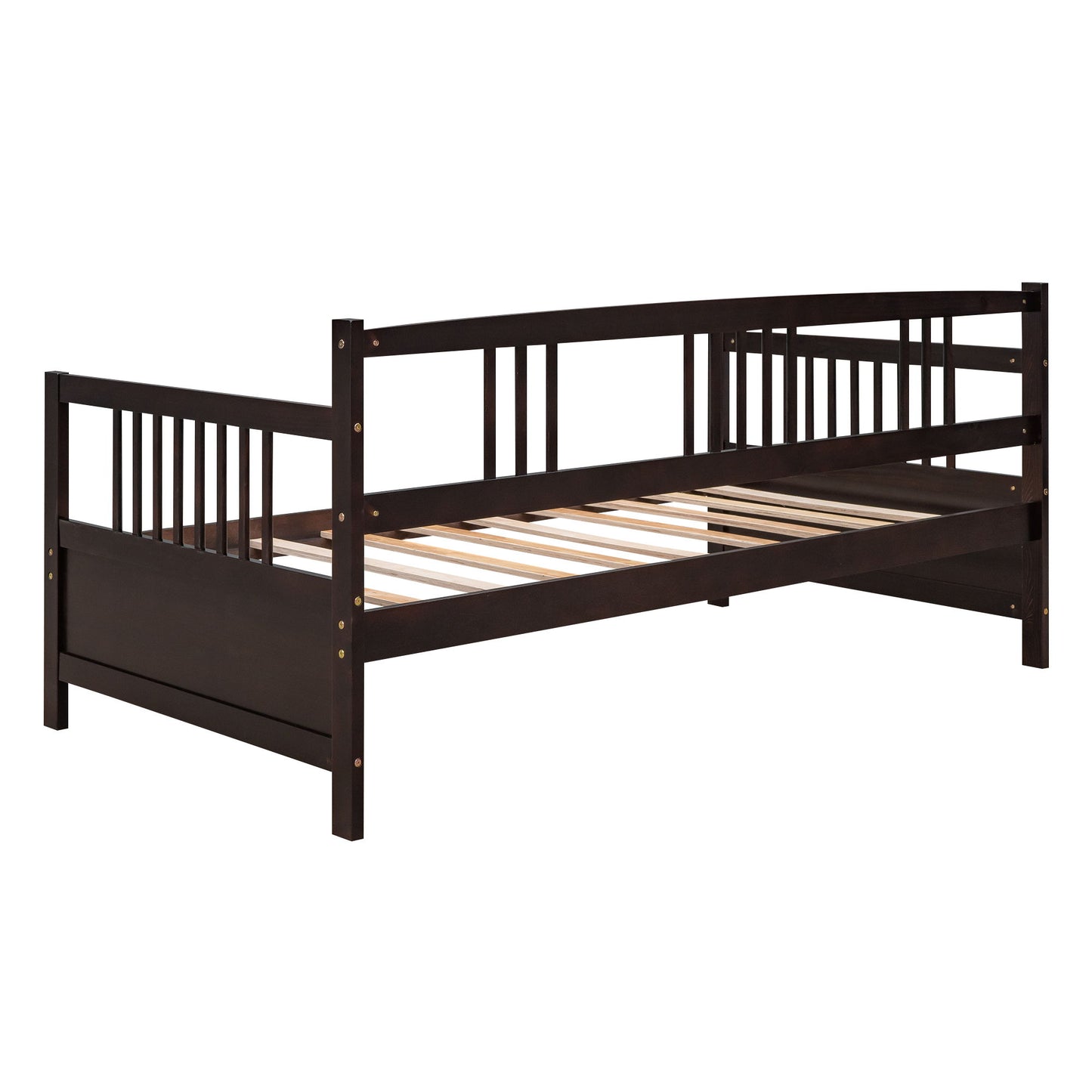 Twin Size Modern Daybed, Multifunctional - Espresso