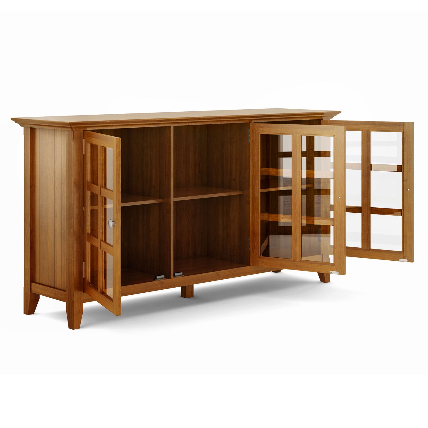 Acadian - Wide Storage Cabinet - Light Golden Brown