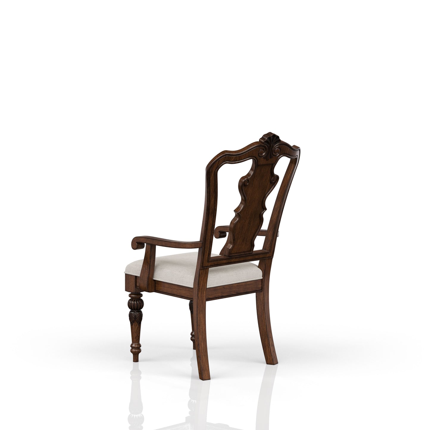 Traditional Arm Chair - Mahogany