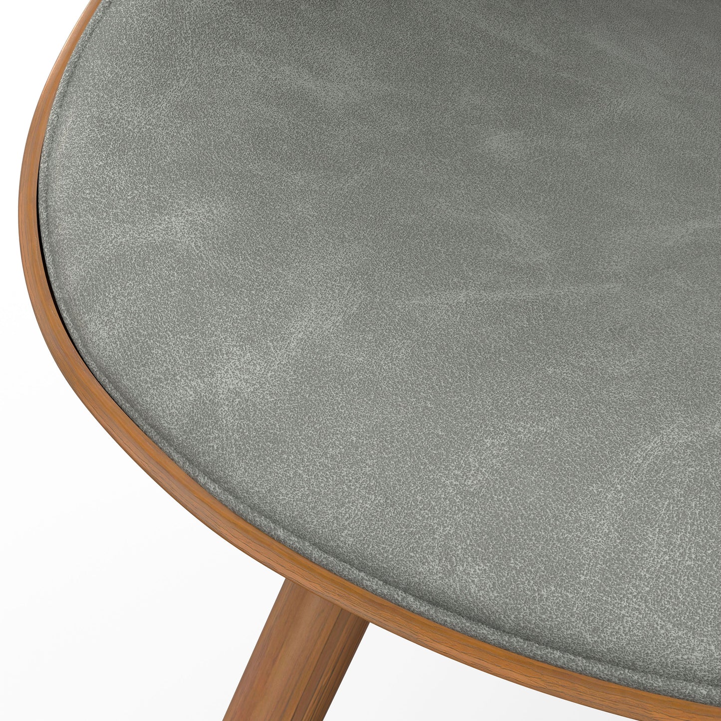 Malden - Bentwood Dining Chair With Wood Back - Distressed Gray