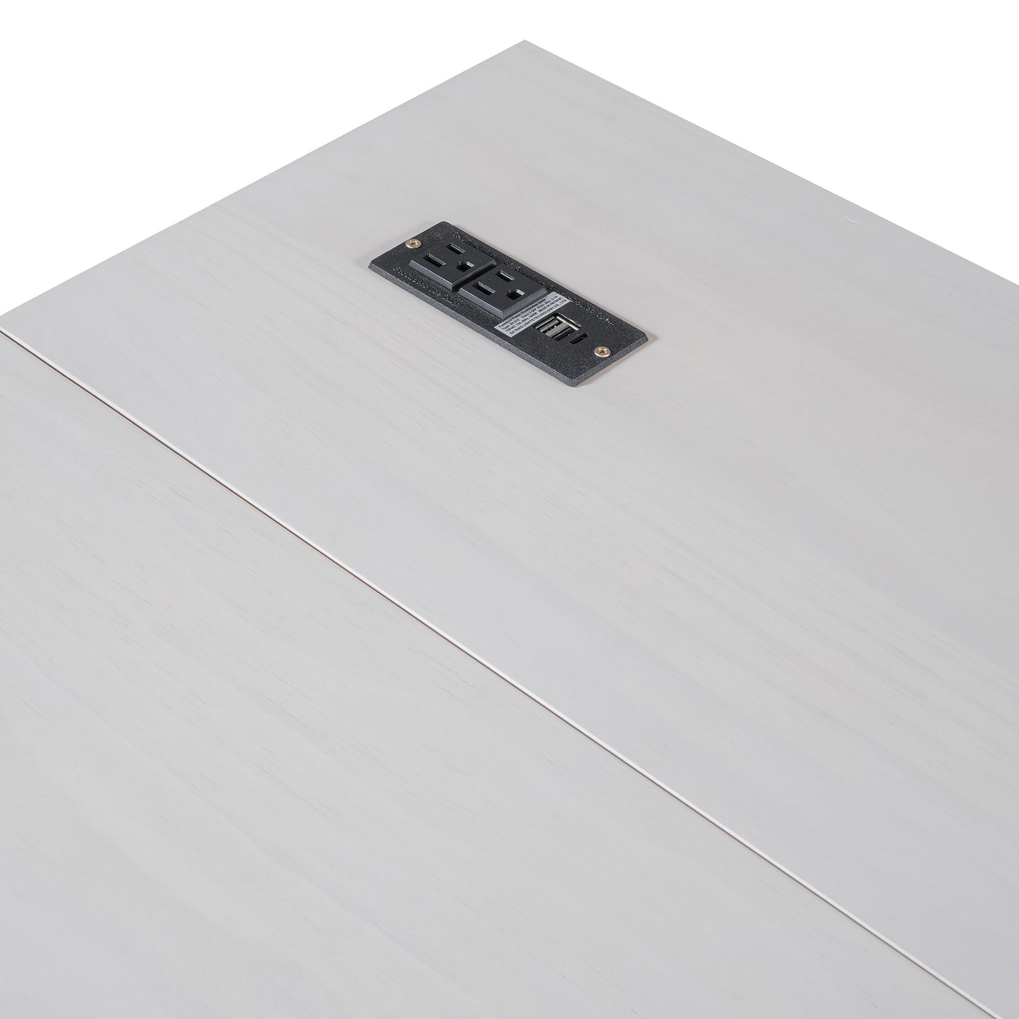 Queen Murphy Bed Elegantly Designed With Large Drawers - White