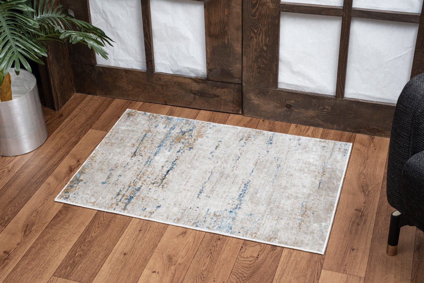 Elegance - 7'10" X 10'3" Area Rug - Ivory, Polyester