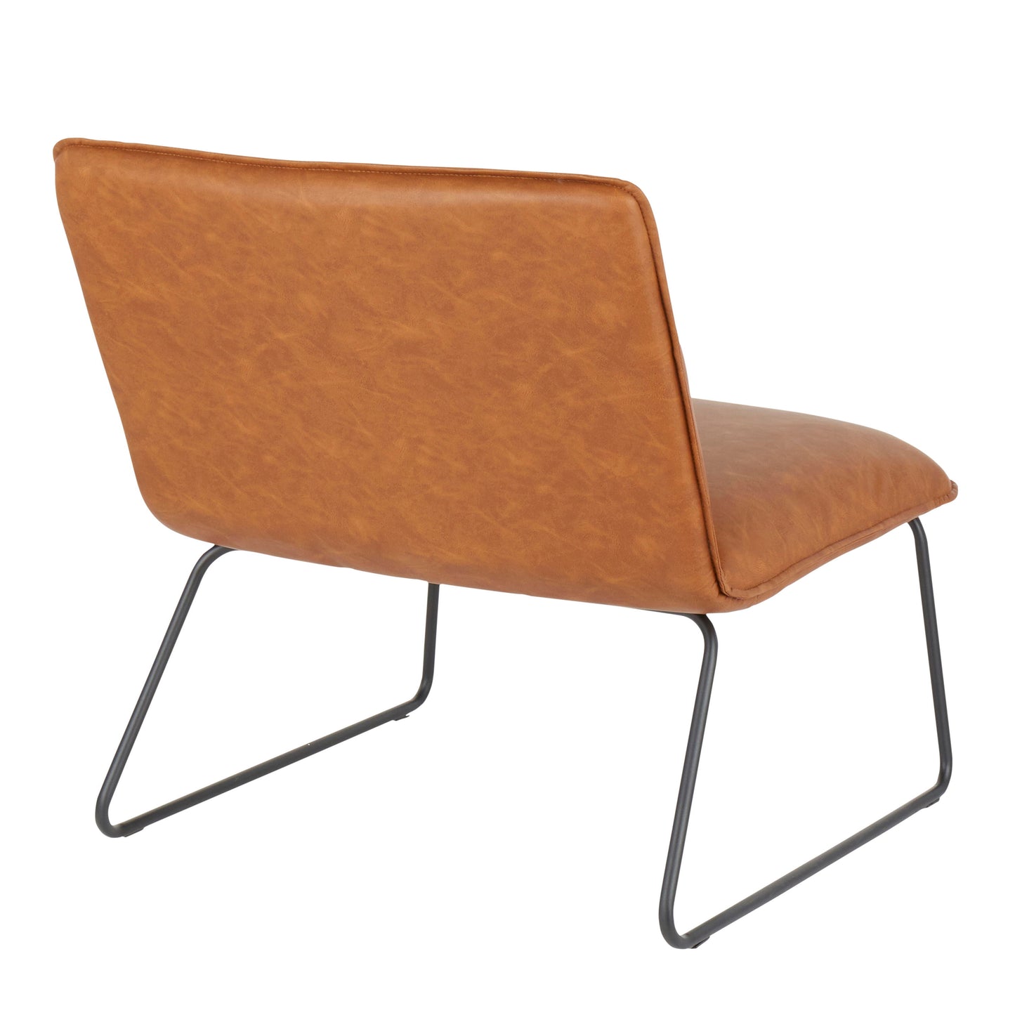 Casper - Industrial Chair - Black / Camel
