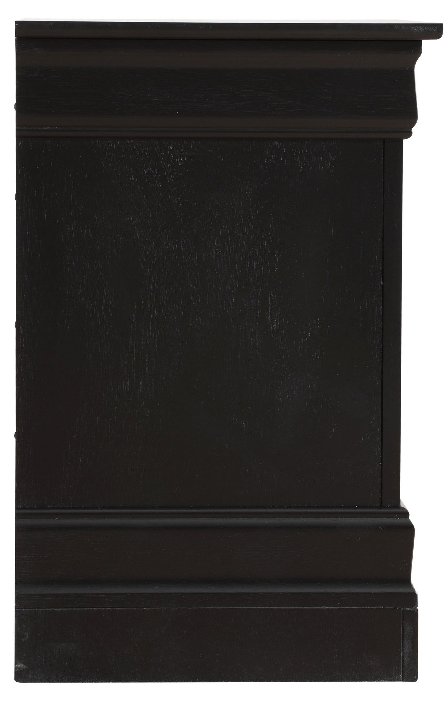 Louis Phillipe - Elegant Traditional Nightstand - Black