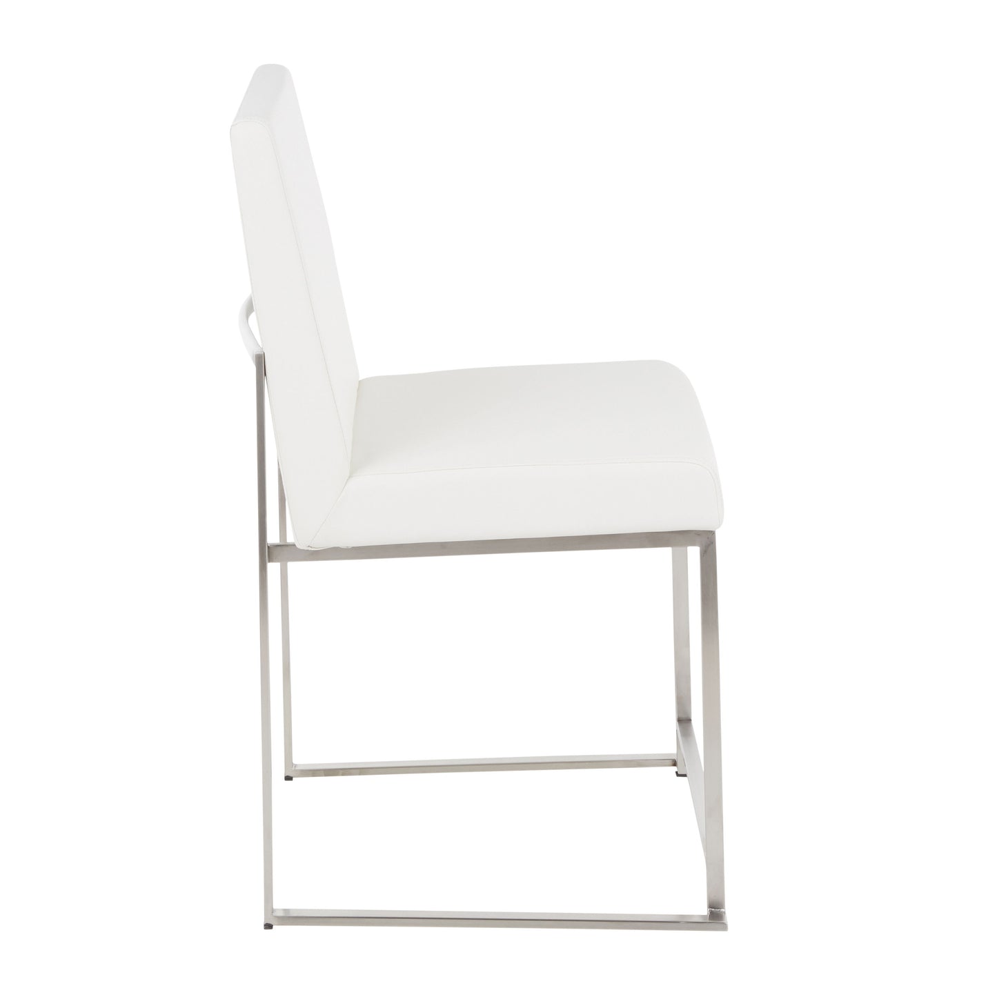 Fuji - Contemporary High Back Dining Chair (Set of 2) - White