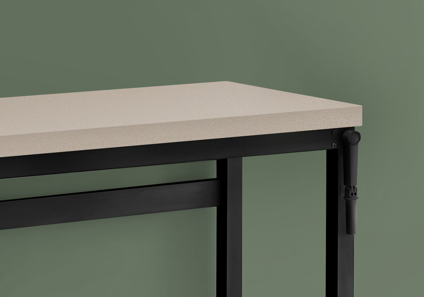 Computer Desk, Home Office, Standing, Adjustable, Laptop, Contemporary & Modern - Taupe