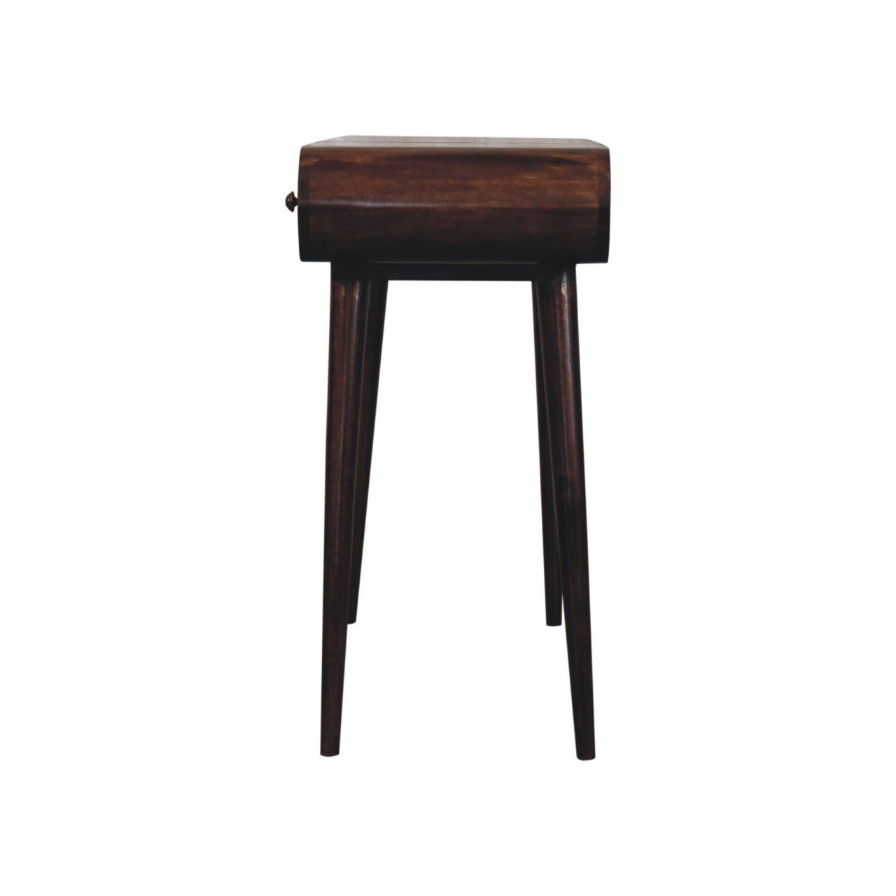 Dressing Table With Foldable Mirror - Walnut